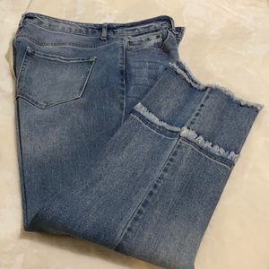 Gianni Bini wide leg blue jeans